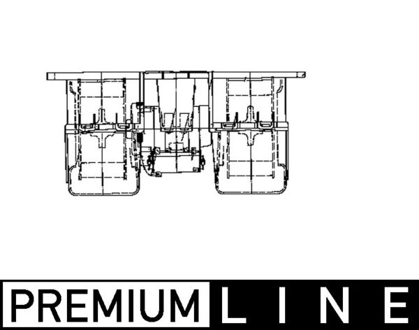 Kachelventilator Mahle Original AB 36 000P