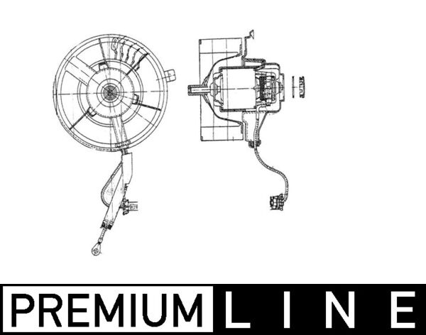 Kachelventilator Mahle Original AB 37 000P