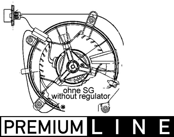 Kachelventilator Mahle Original AB 65 000P