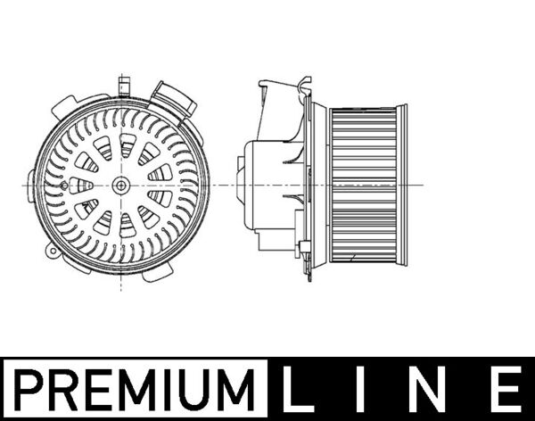 Kachelventilator Mahle Original AB 66 000P