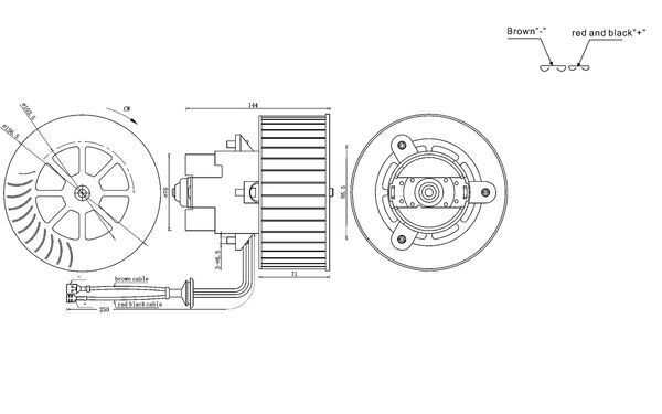 Kachelventilator Mahle Original AB 6 000S