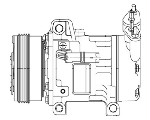 Mahle Original Airco compressor ACP 1255 000P
