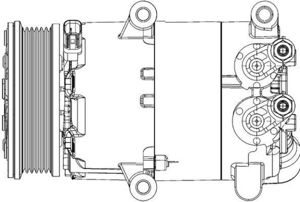 Mahle Original Airco compressor ACP 310 000P
