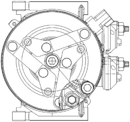 Mahle Original Airco compressor ACP 310 000P