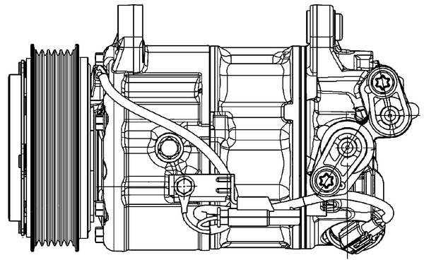 Mahle Original Airco compressor ACP 599 000P