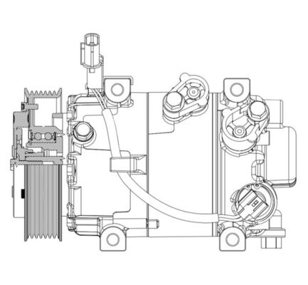 Mahle Original Airco compressor ACP 632 000P