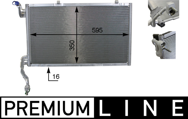 Airco condensor Mahle Original AC 10 000P