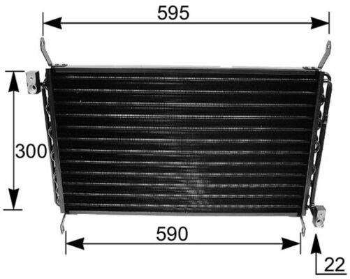 Airco condensor Mahle Original AC 161 000S