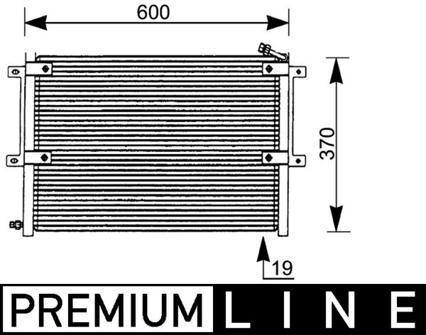 Airco condensor Mahle Original AC 171 000P