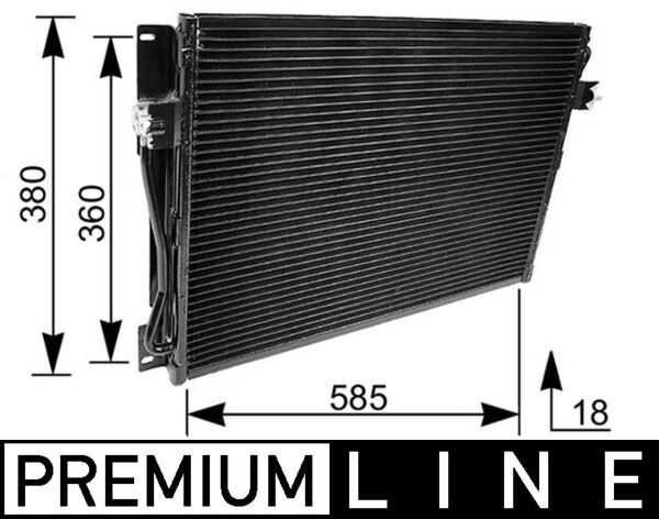 Airco condensor Mahle Original AC 173 000P