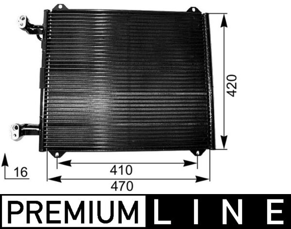 Airco condensor Mahle Original AC 251 000P