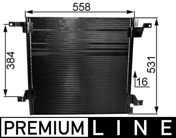 Airco condensor Mahle Original AC 259 000P