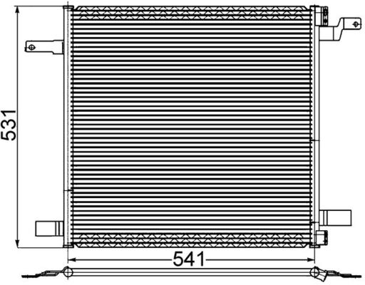 Airco condensor Mahle Original AC 259 001S