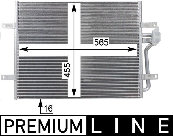 Airco condensor Mahle Original AC 25 000P