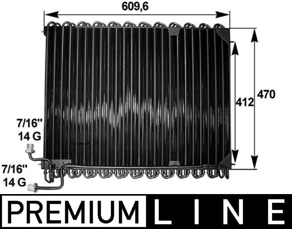 Airco condensor Mahle Original AC 285 000P