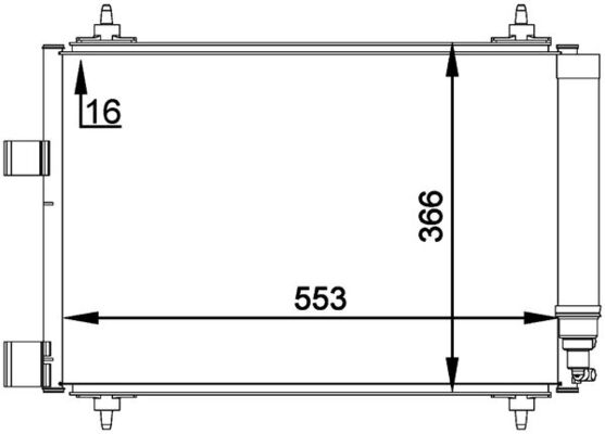 Mahle Original Airco condensor AC 314 000P
