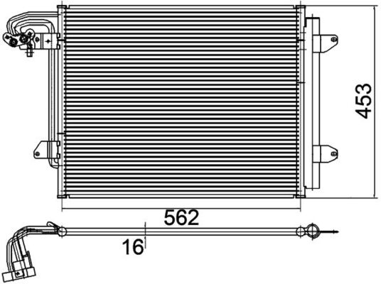 Mahle Original Airco condensor AC 325 000P