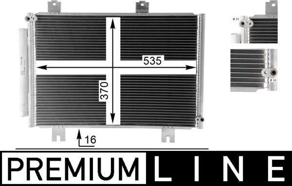 Airco condensor Mahle Original AC 36 000P