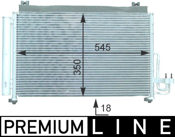 Airco condensor Mahle Original AC 420 000P