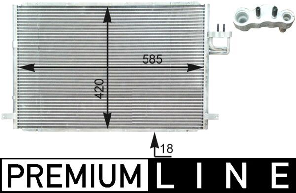 Airco condensor Mahle Original AC 426 000P