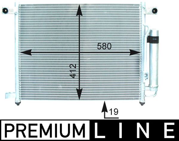 Airco condensor Mahle Original AC 428 000P