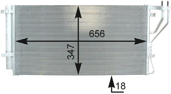 Mahle Original Airco condensor AC 437 000P