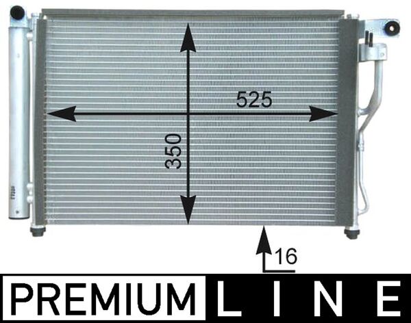 Airco condensor Mahle Original AC 439 000P