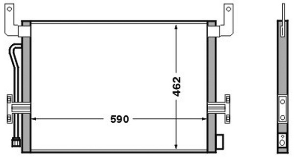 Airco condensor Mahle Original AC 524 000S