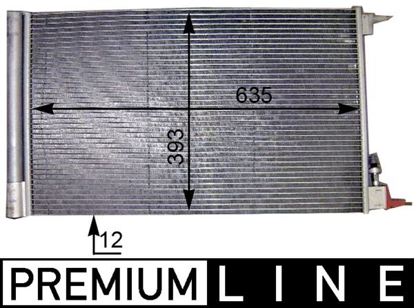 Airco condensor Mahle Original AC 552 000P