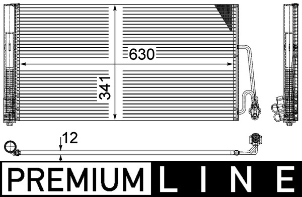 Airco condensor Mahle Original AC 590 000P