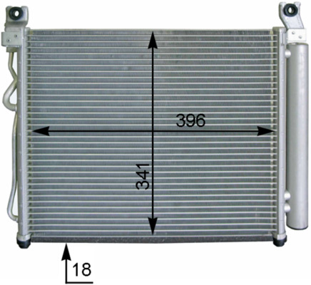 Mahle Original Airco condensor AC 591 000P