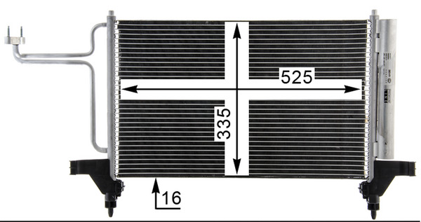 Mahle Original Airco condensor AC 790 000P