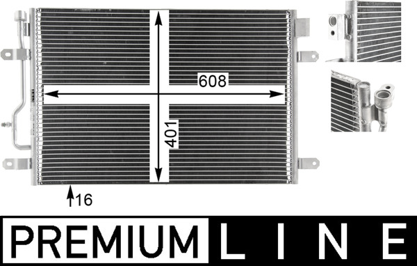 Airco condensor Mahle Original AC 807 000P