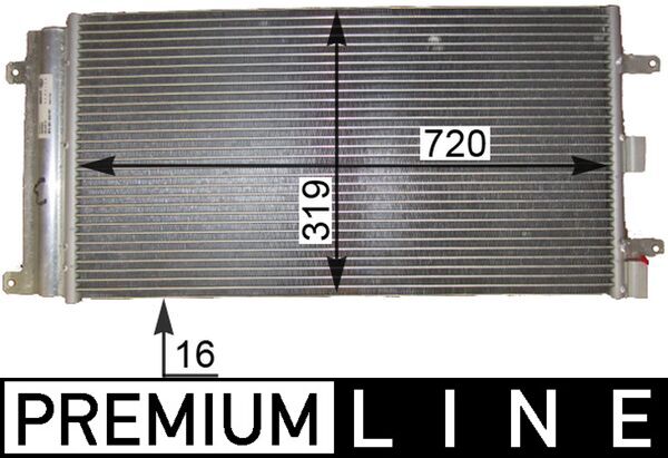 Airco condensor Mahle Original AC 830 000P