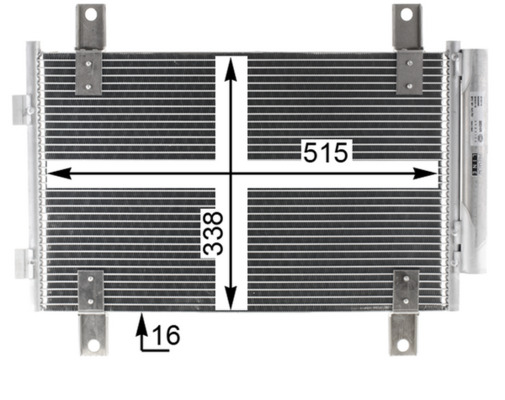 Mahle Original Airco condensor AC 833 000P