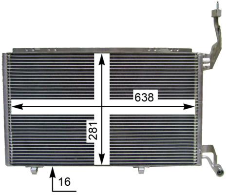 Mahle Original Airco condensor AC 848 000S