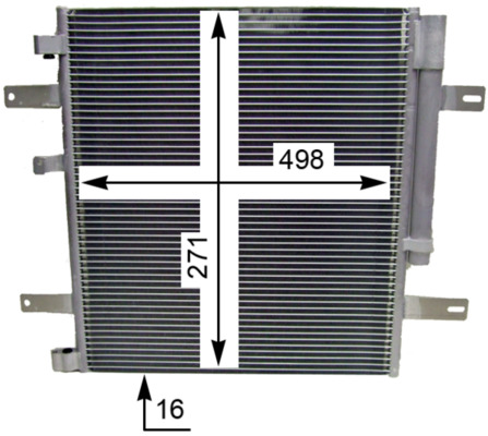 Mahle Original Airco condensor AC 853 000S