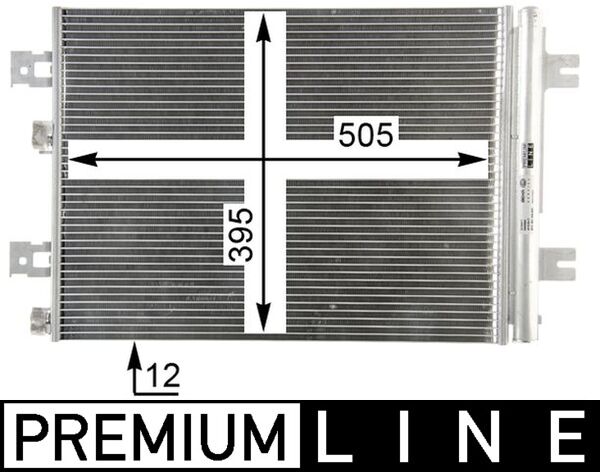 Airco condensor Mahle Original AC 858 000P