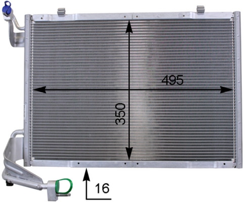 Mahle Original Airco condensor AC 9 000P