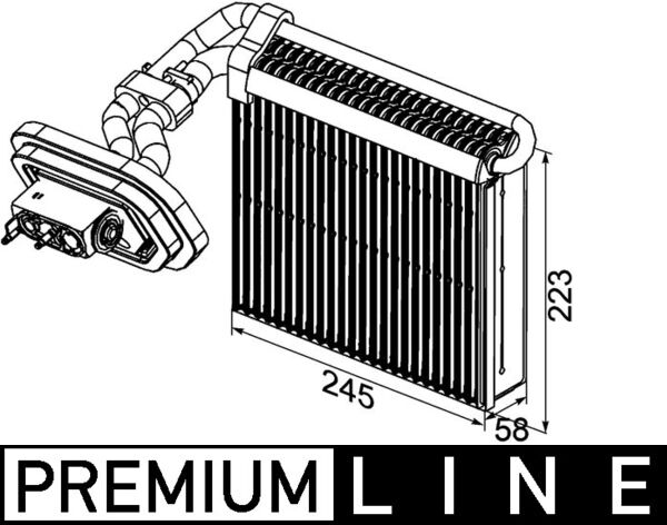 Airco verdamper Mahle Original AE 100 000P