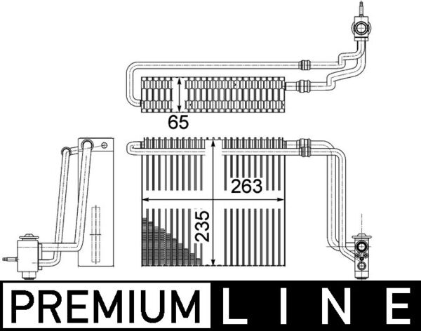 Airco verdamper Mahle Original AE 107 000P