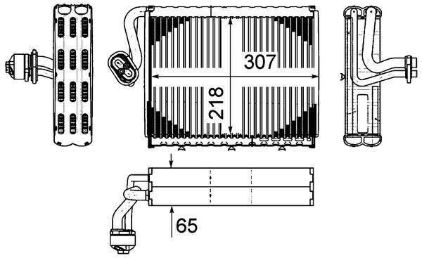Mahle Original Airco verdamper AE 108 000P