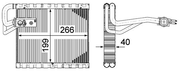 Mahle Original Airco verdamper AE 123 000P