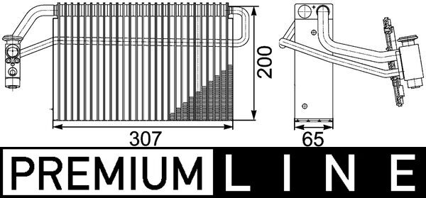 Airco verdamper Mahle Original AE 147 000P