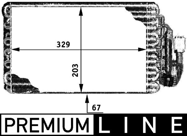 Airco verdamper Mahle Original AE 30 000P