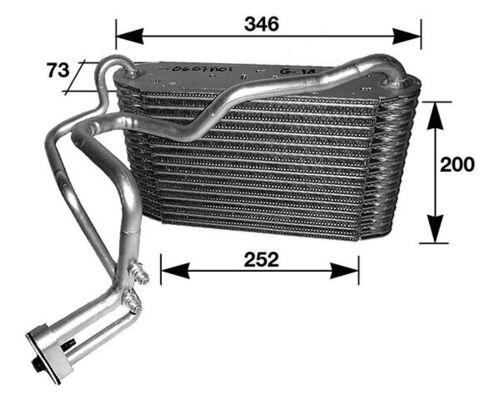 Airco verdamper Mahle Original AE 33 000S