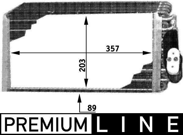 Airco verdamper Mahle Original AE 42 000P