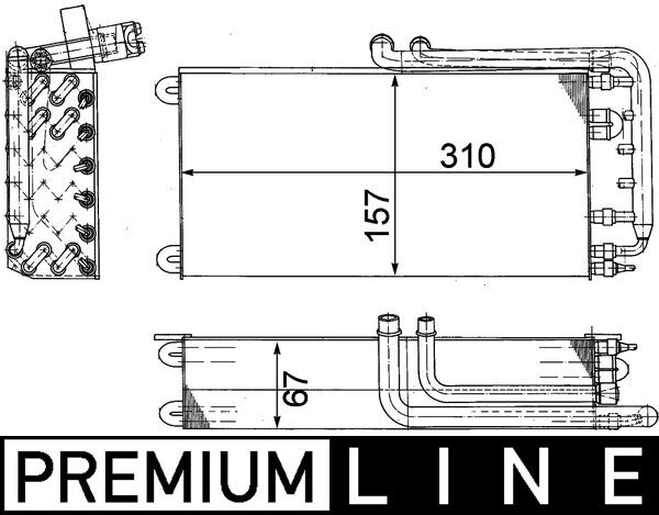 Airco verdamper Mahle Original AE 45 000P