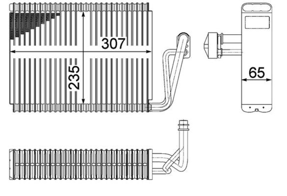 Mahle Original Airco verdamper AE 53 000P