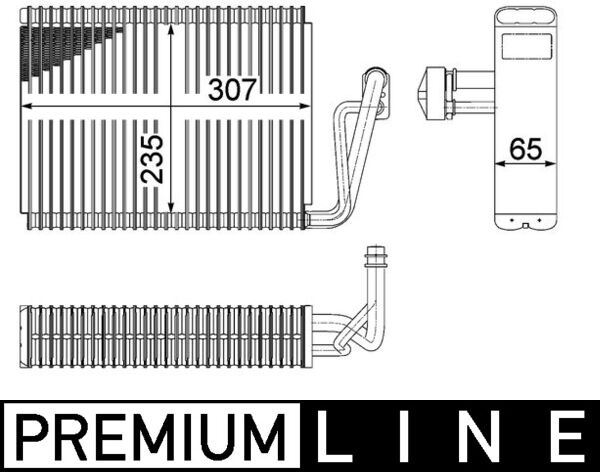 Airco verdamper Mahle Original AE 53 000P